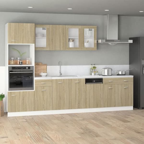 Maison Exclusive - Underskabs kommode "Lyon" Sonoma Eg 80 x 46 x 81,5 cm Ingeniørtræ