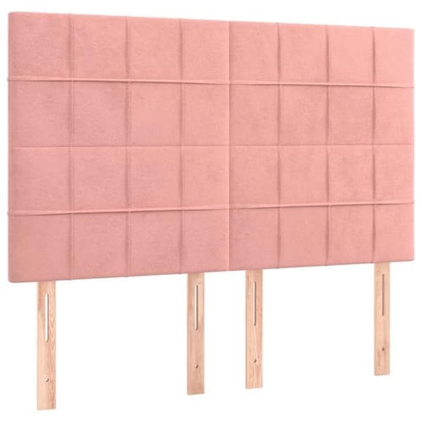 Maison Exclusive - Ruusupääty 144x5x118/128 cm Sametti Ros