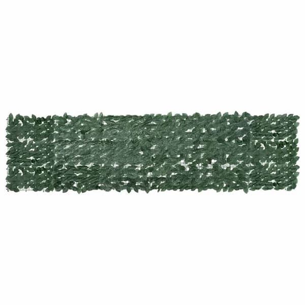 Maison Exclusive - Altan skærm med mørkegrønne blade 300x75 cm