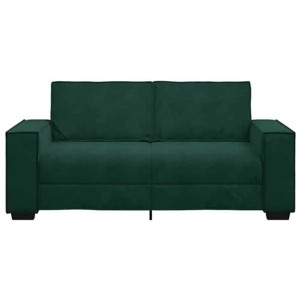 Maison Exclusive - Soffa 2 platser mörkgrön 180 x 78 x 84 cm sammet Mörkgrön