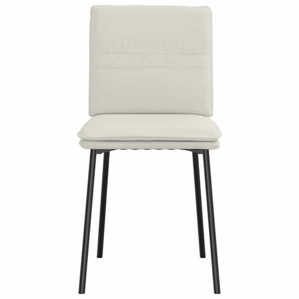 Maison Exclusive - Matstolar set om 2 Creme Sammet