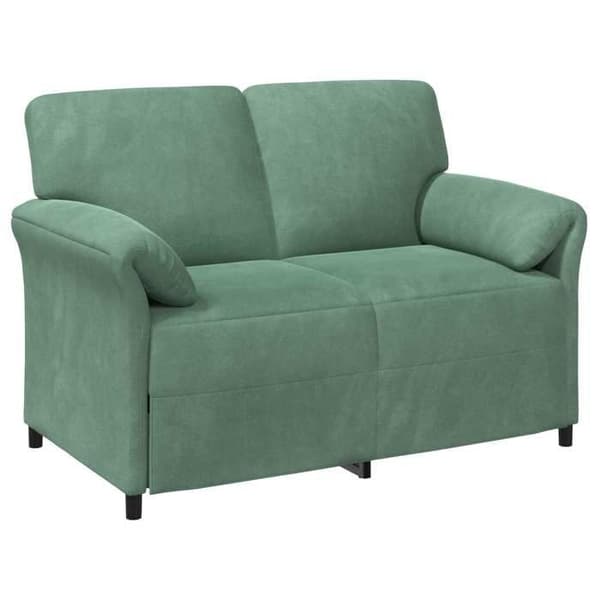 Maison Exclusive - Sofa 2 pladser Grøn Hav Velour