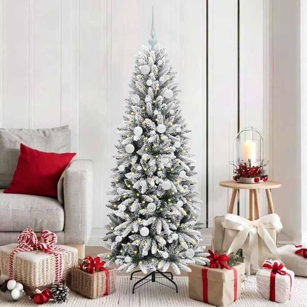 Maison Exclusive - Konstgjord Julgran Vit 150 cm Vit