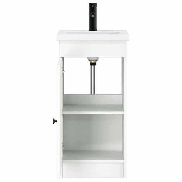 Maison Exclusive - Badrumsmöbel med vit handfat 42 x 40 x 84,5 cm Vit
