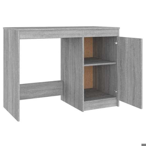 Maison Exclusive - Kontor Sonoma grå 100x50x76 cm Ingenjörsträ Grå