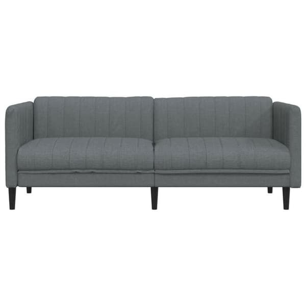 Maison Exclusive - 3-personers sofa i mørkegrå stof