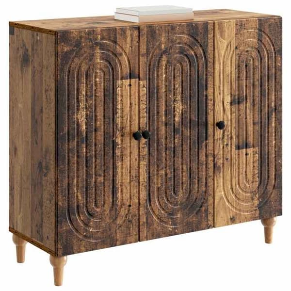 Maison Exclusive - Buffé i gammalt trä 89 x 34,5 x 80 cm Ingenjörsträ