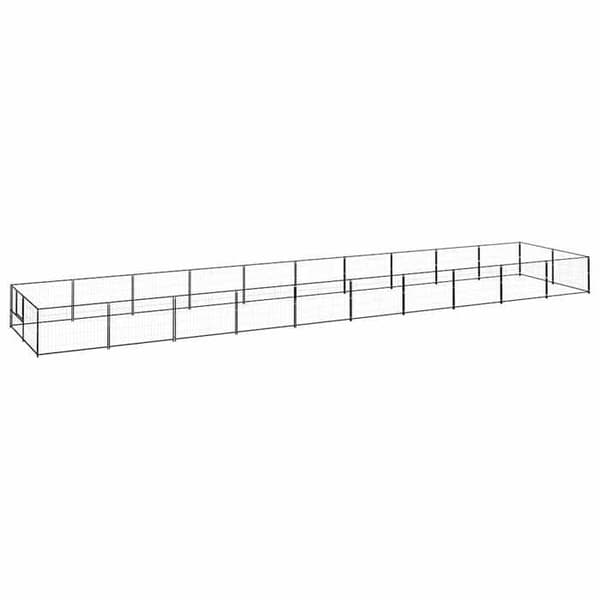 Chenil - Eksklusiv Hus - Sort - Stål - 1000 x 200 x 70 cm (20 m²) Svart