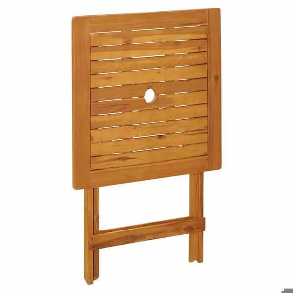Maison Exclusive - Sammenklappeligt havebord 60x60x75 cm Solid akacietræ