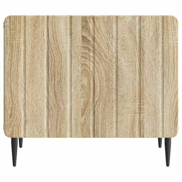 Maison Exclusive - Sofabord Egetræ Sonoma 49 x 50 x 42 cm Ingeniørtræ