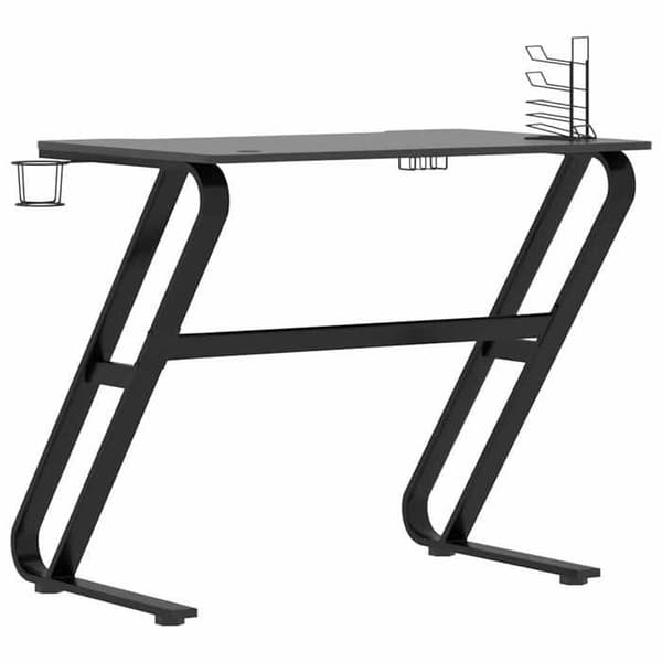 Maison Exclusive - Spilbord med ZZ-formede ben Sort 90x60x75 cm Svart