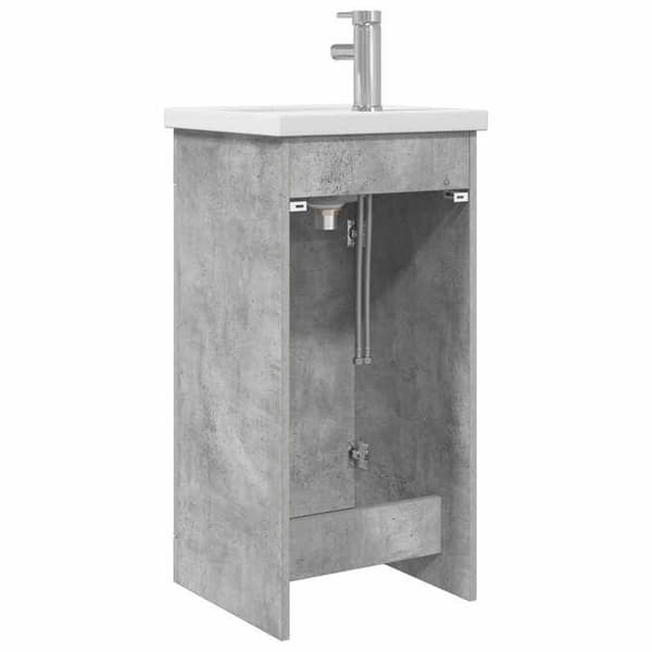 Maison Exclusive - Badeværelsesmøbel med vask Grå beton 42 x 40 x 84,5 cm