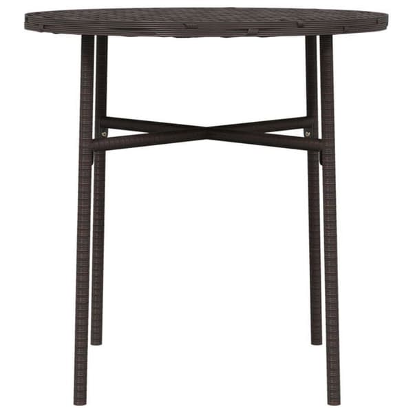 Maison Exclusive - Tebord Brun 45 cm Flätad resin