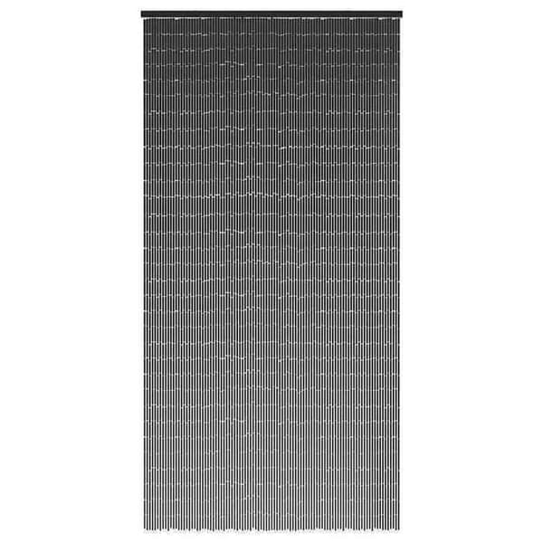 Maison Exclusive - Tummanharmaa hyönteisverho 90x220 cm bambusta Mörkgrå