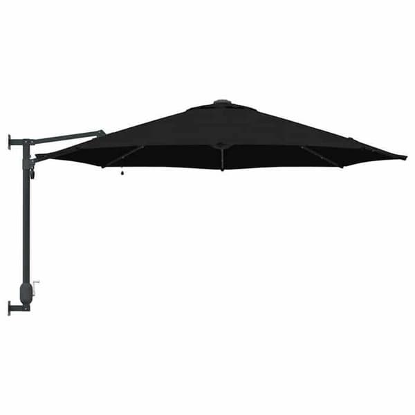 Maison Exclusive - Puutarhavarjo 248 x 248 x 148 cm Polyesteri ja Musta Teräs