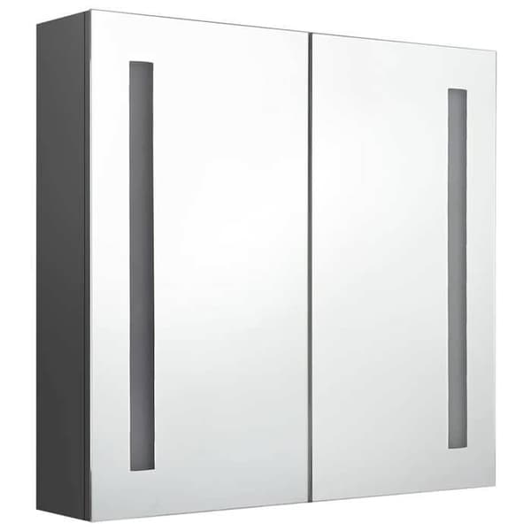 Maison Exclusive - LED-peilikaappi harmaa 62x14x60 cm
