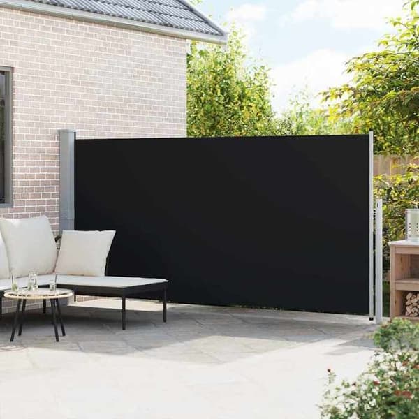 Maison Exclusive - Fällbart sidotak 160 x 514 cm Svart