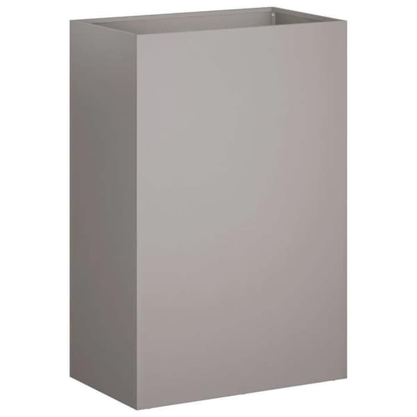 Jardinière - EXKLUSIVT HEM - 40 x 30 x 75 cm - Patinerad stål - Rostig look - Rektangulär Rostig (evolutionär metallisk utsee