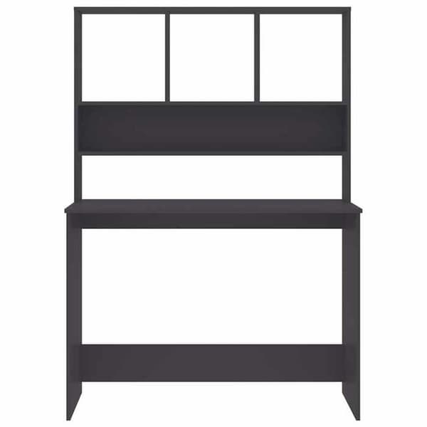Kontor - EXKLUSIVT HUS - 110x45x157 cm - Grå - Ingenjörsträ - Vertikal design Grå
