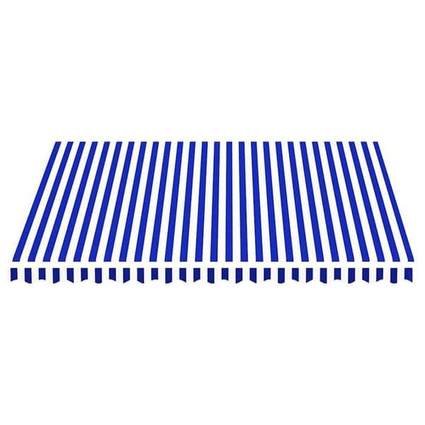 Maison Exclusive - Sinivalkoinen varateltta kangas 400x350 cm polyesteri blå och vit
