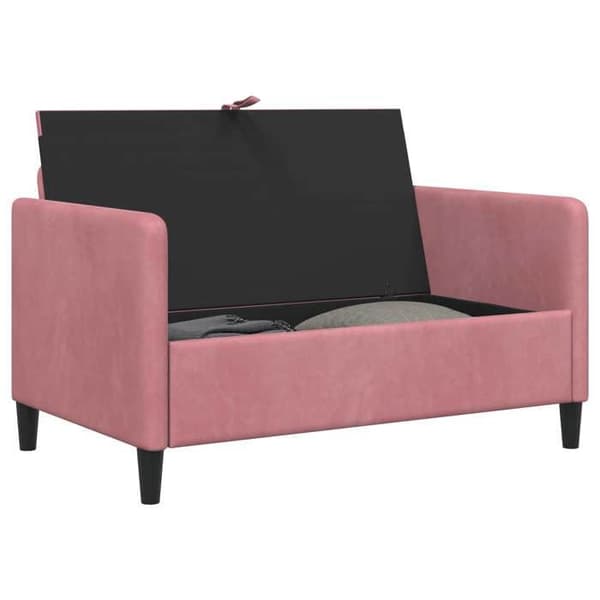 Maison Exclusive - Soffa med förvaring Rosa 122 x 78 x 87 cm Polyester