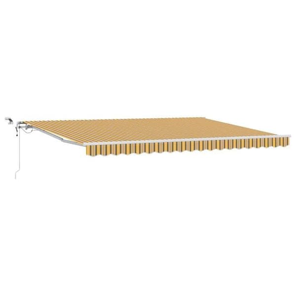 Maison Exclusive - Monivärinen vetäytyvä katos 450 × 300 cm polyesteri