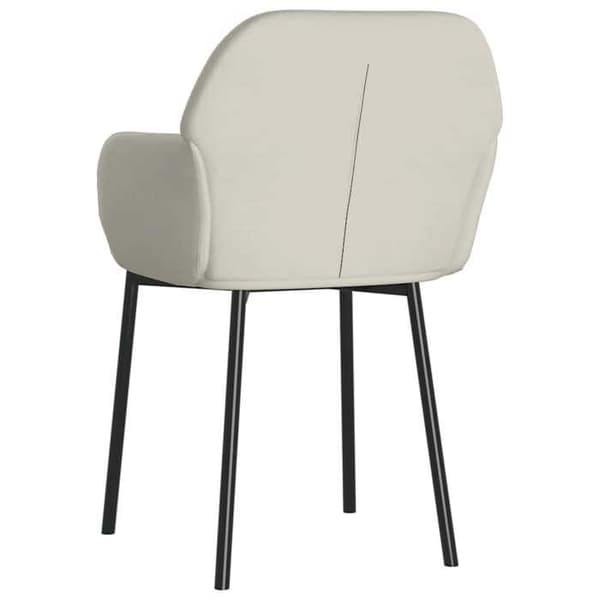 Maison Exclusive - Matstolar set om 2 Creme Sammet