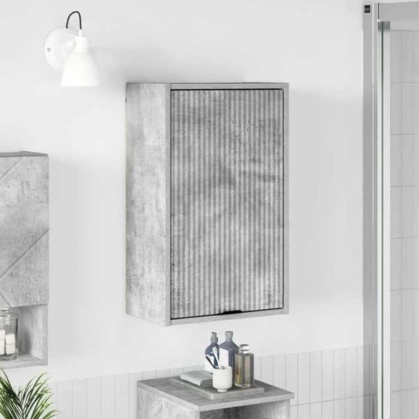 Maison Exclusive - Badeværelsesskab Grå beton 39 x 23,5 x 65 cm