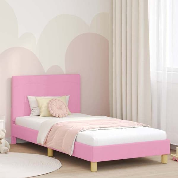 Maison Exclusive - Børneseng med Hovedgærde Rose 90 x 200 cm stof
