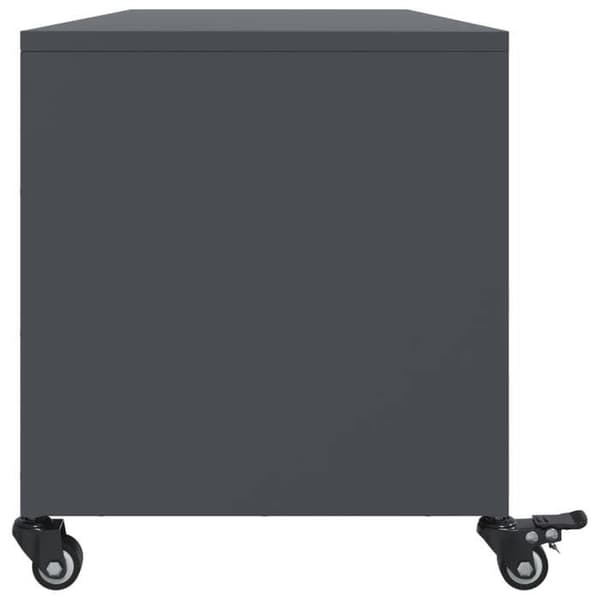 Maison Exclusive - TV-möbel antracit 100,5x39x43,5 cm stål antracit