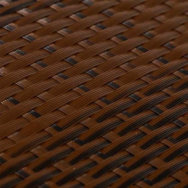 Maison Exclusive - Brune og sorte balkonparavan 1000x80 cm flettet harv brunt och svart