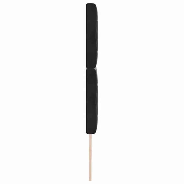 Maison Exclusive - Svart sänggavel 180 cm Sammet
