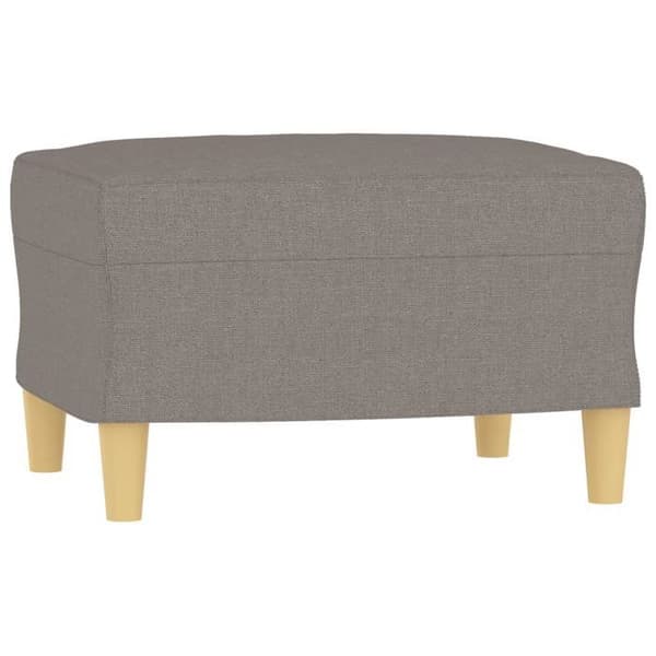 Maison Exclusive - 3-delars soffgrupp med kuddar i taupe tyg