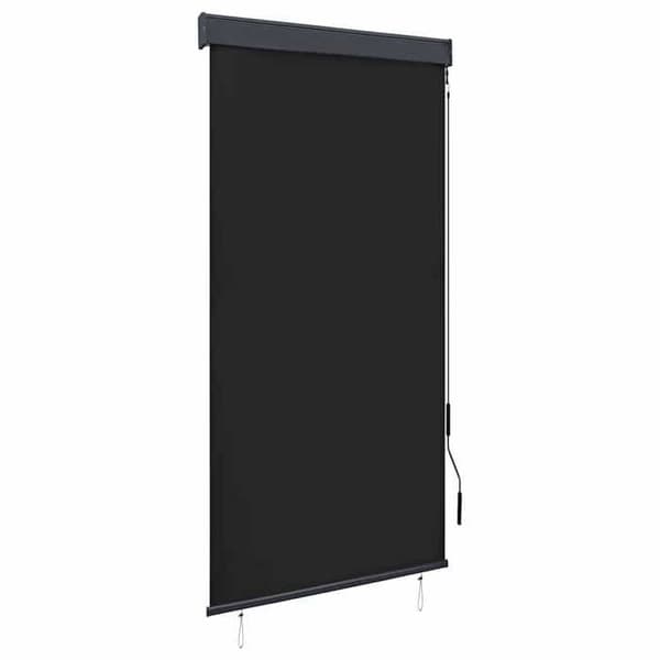 Maison Exclusive - Utrullningsbar utomhusbutik 80 x 250 cm Antracit antracit