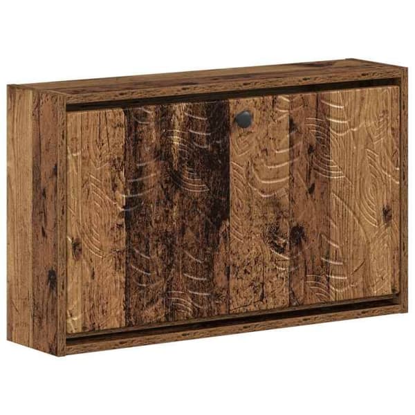 Maison Exclusive - Väggmonterat skåp för skor DELFT 71 x 17 x 43 cm Antik trä