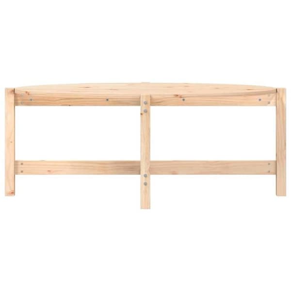 Bord - EKSKLUSIV HUS - 118 x 63 x 45 cm - Massivt fyrretræ - Rektangulær - Brun Ej specificerat