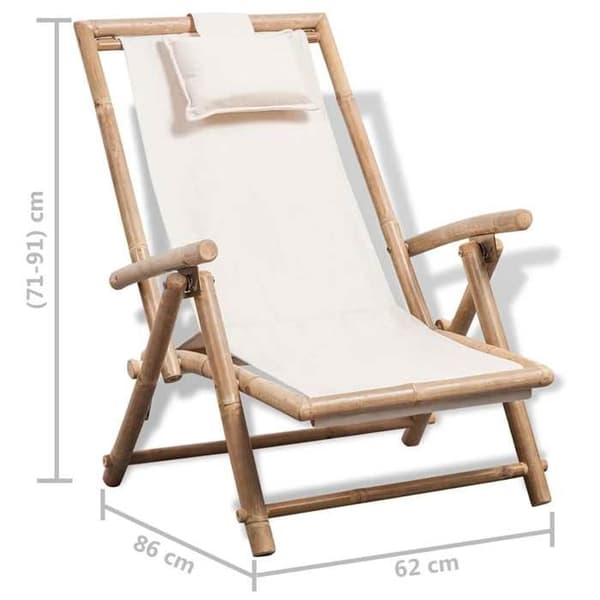 Maison Exclusive - Uteplatsstol i bambu