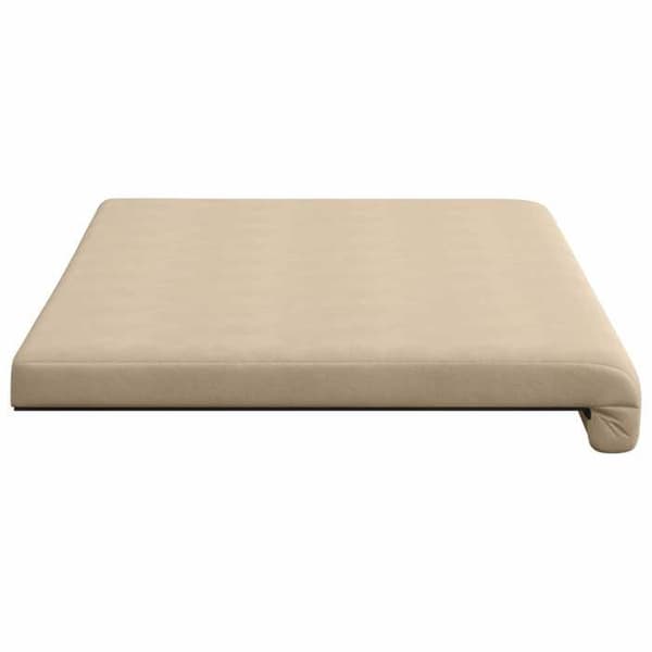 Maison Exclusive - Mikrofiberbänk Kudde Kräm Djup 35 cm