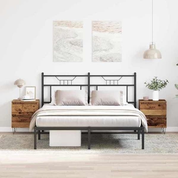 Natskab - EKSKLUSIV HUS - Rektangulær - Ingeniørtræ - Antik træfinish - 40x35x50 cm Gammalt trä
