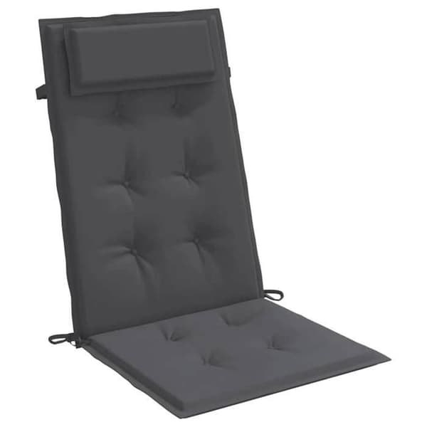 Maison Exclusive - Kuddar för stolar med hög rygg, set om 2, antracit