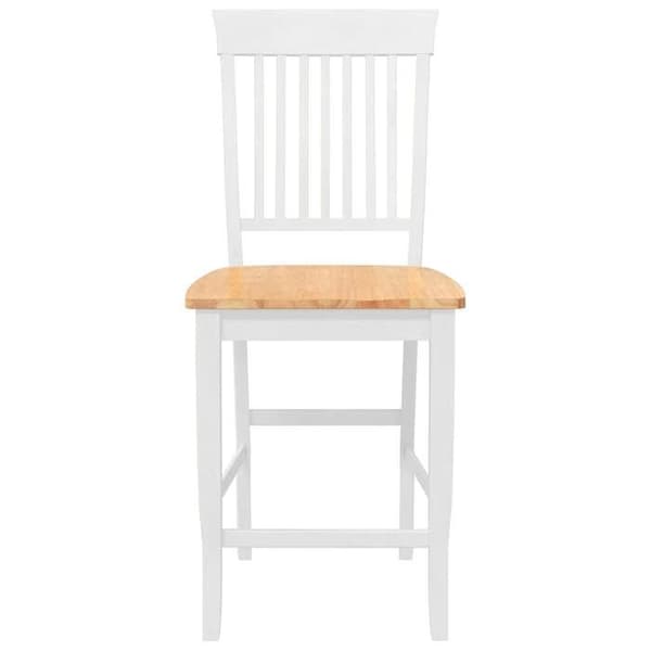 Barstole - EKSKLUSIV HUS - Barstole - Massivt gummitræ - Hvid - Ergonomisk design Vit