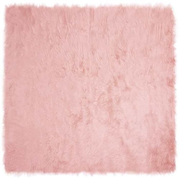 Maison Exclusive - Valtava TAFALLA Vaaleanpunainen 160 x 160 cm Polyesteri Ros