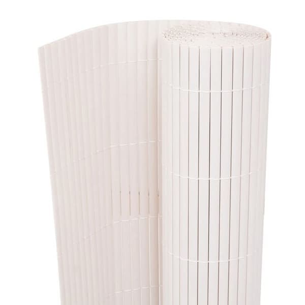 Maison Exclusive - Hvid havehegn 150 x 500 cm PVC