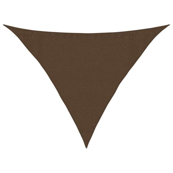 Maison Exclusive - Skuggsegling 160 g/m² Brun 3,5x3,5x4,9 m PEHD