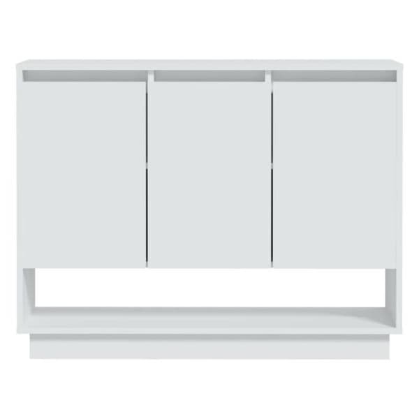 Maison Exclusive - Buffé Vit 97x31x75 cm Ingenjörsträ