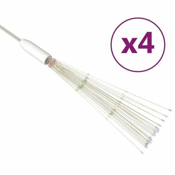 Maison Exclusive - Utomhus julfyrverkeri 4 st Multicolor 20cm 560 LED