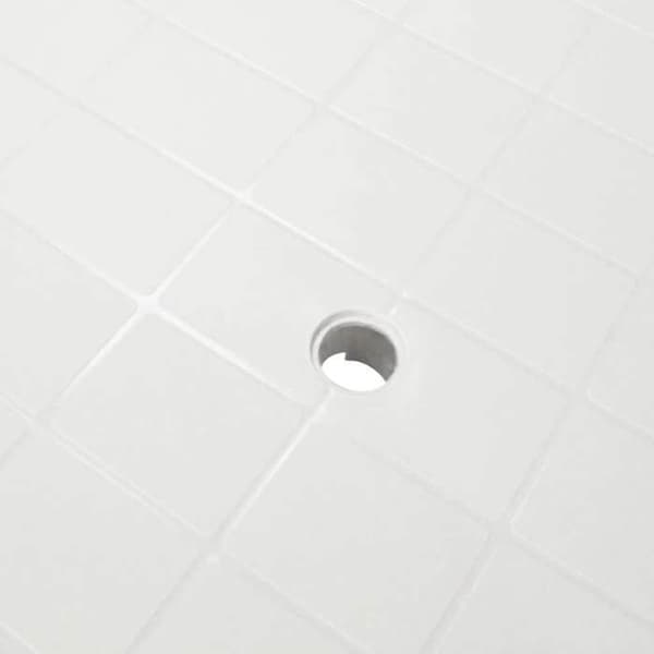 Havemøbel - EKSKLUSIV HUS - 101 x 68 x 72 cm - Plastik - Hvid - Parasolhul Vit