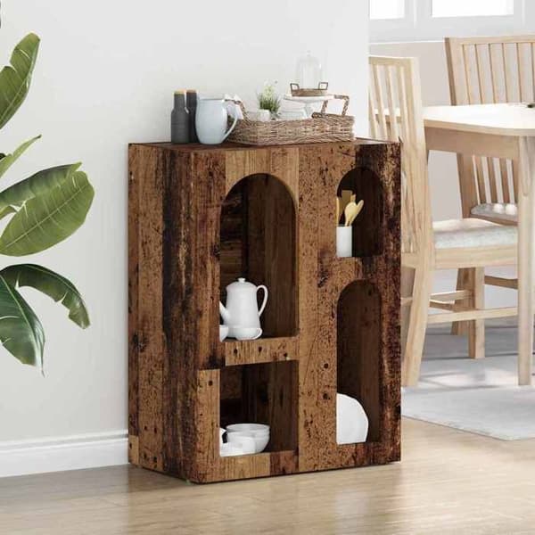 Maison Exclusive - Buffet ELST Gamle træ 59 x 35 x 80,5 cm Ingeniørtræ