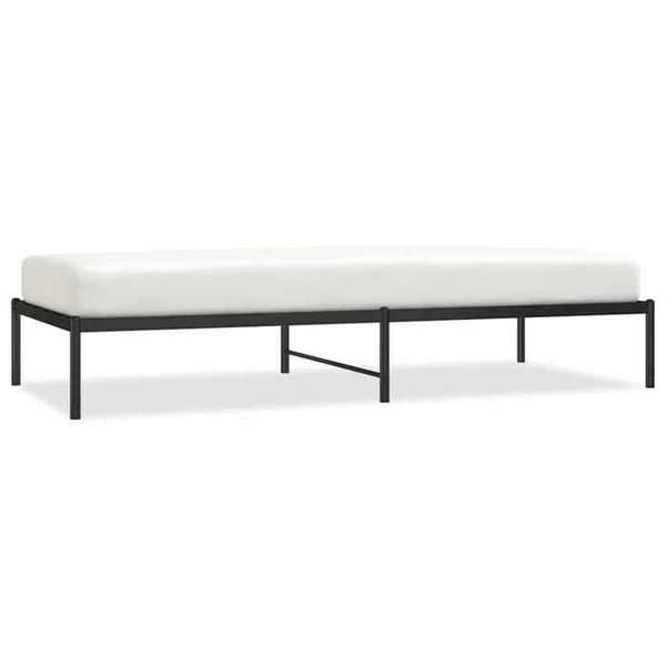 Maison Exclusive - Metal sengestel uden madras sort 90x200 cm