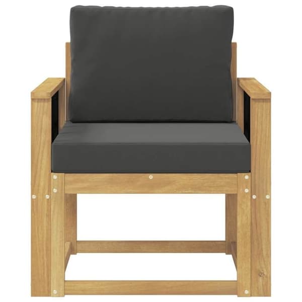 Maison Exclusive - Utomhussoffa i polyester vit och antracit Vit och Antracit